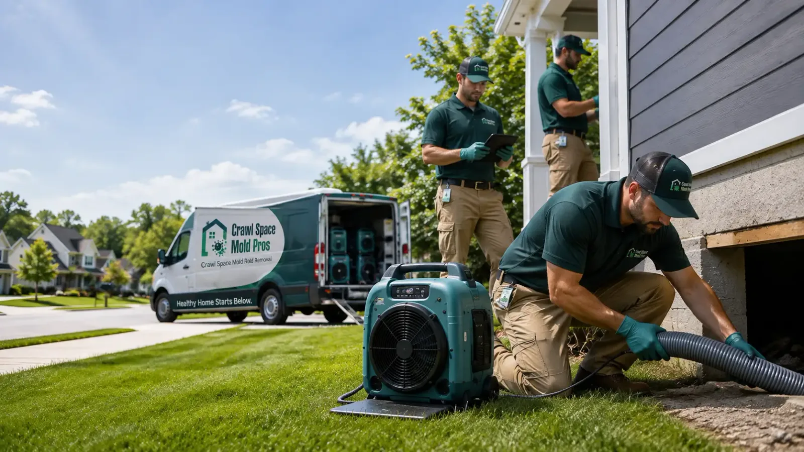 Crawl Space Mold Removal in San Anselmo, CA